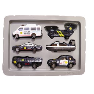 اسباب بازی مجموعه ماشین پلیس فلزی مدل Street Machine_اسباب بازی